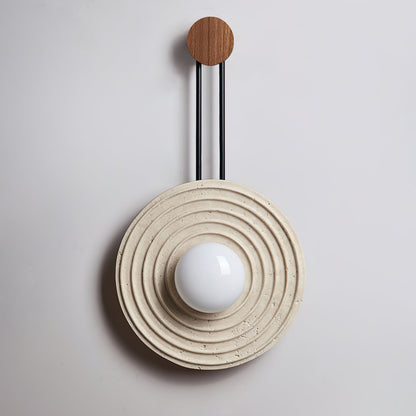 Growth Ring Wall Light, Hardwired Wall Sconce, detail 15