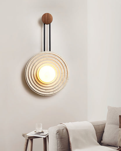Growth Ring Wall Light, Hardwired Wall Sconce, detail 4
