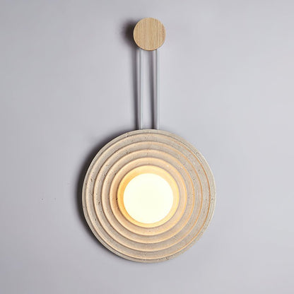 Growth Ring Wall Light, Hardwired Wall Sconce, detail 14