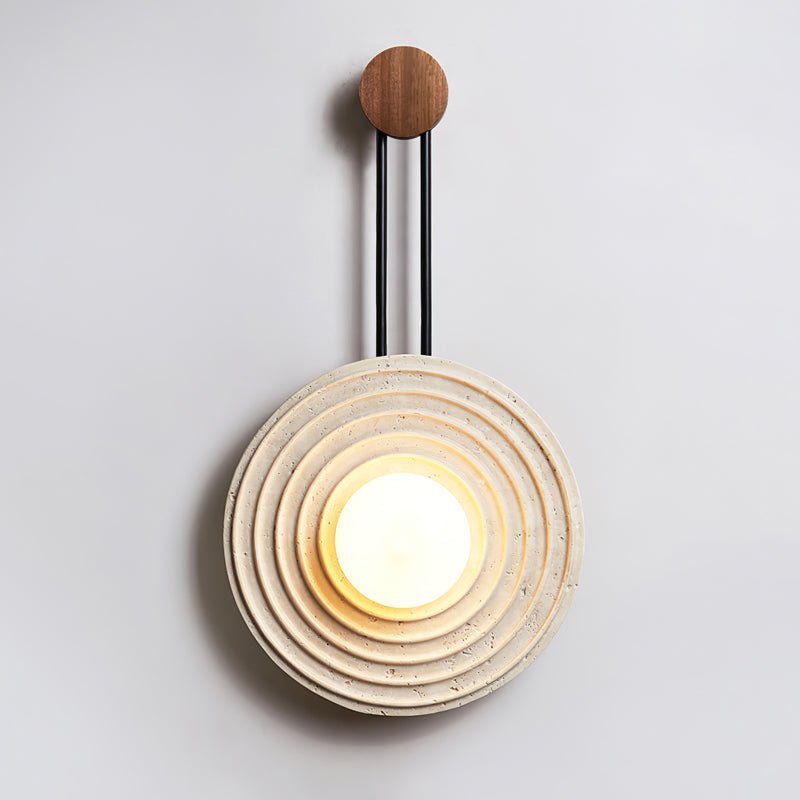 Growth Ring Wall Light, Hardwired Wall Sconce, detail 17