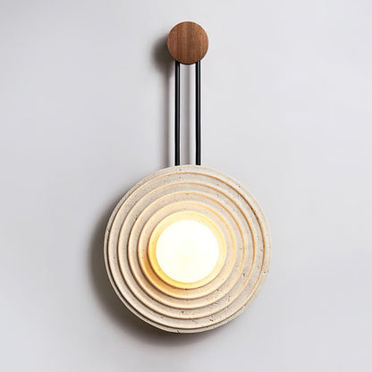 Growth Ring Wall Light, Hardwired Wall Sconce, detail 17