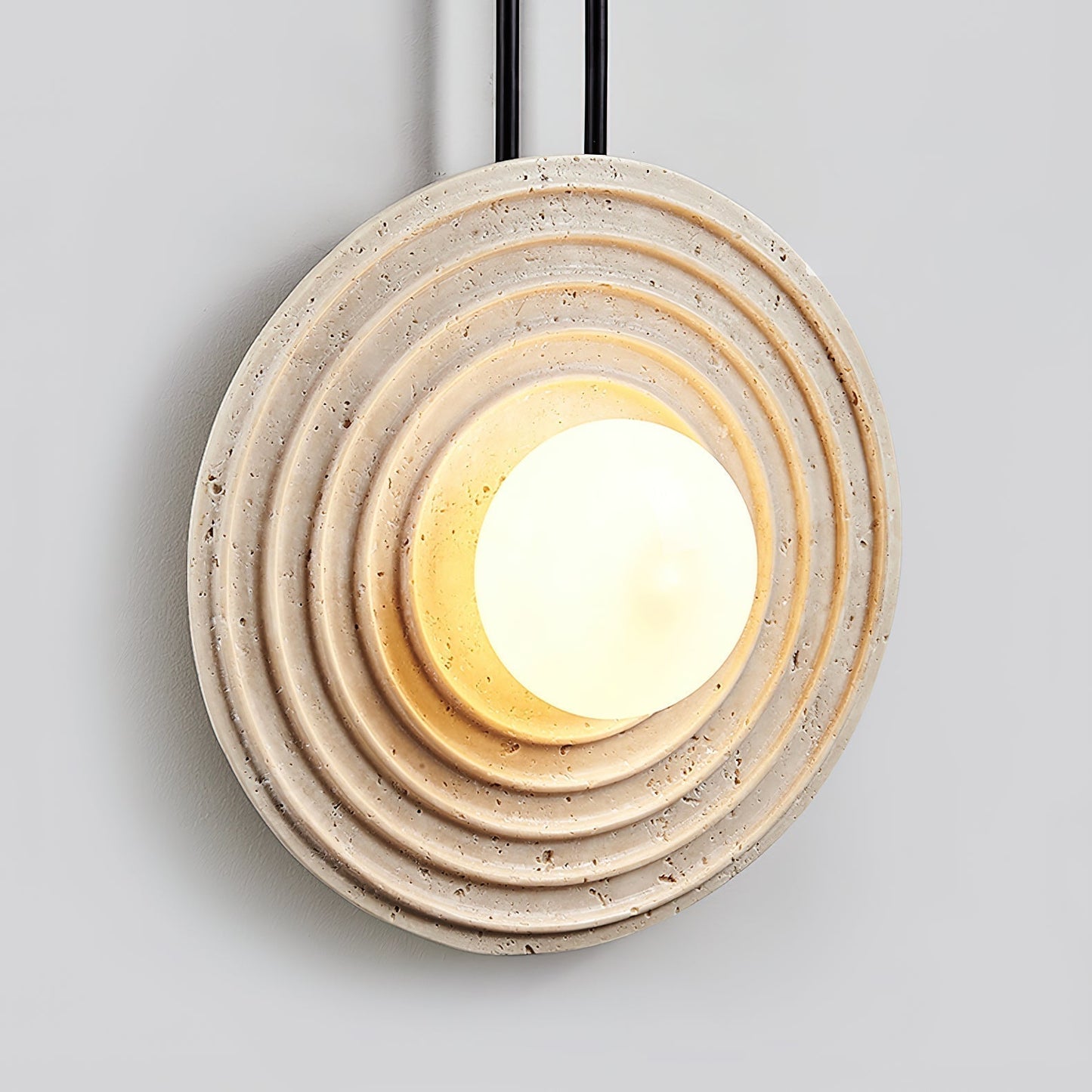 Growth Ring Wall Light, Hardwired Wall Sconce, detail 18