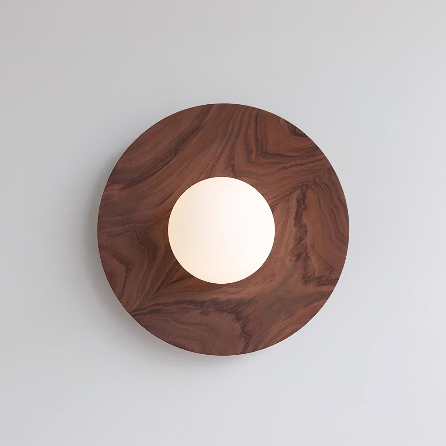 Harmonia Wooden Wall Light, Hardwired Wall Sconce, detail 6