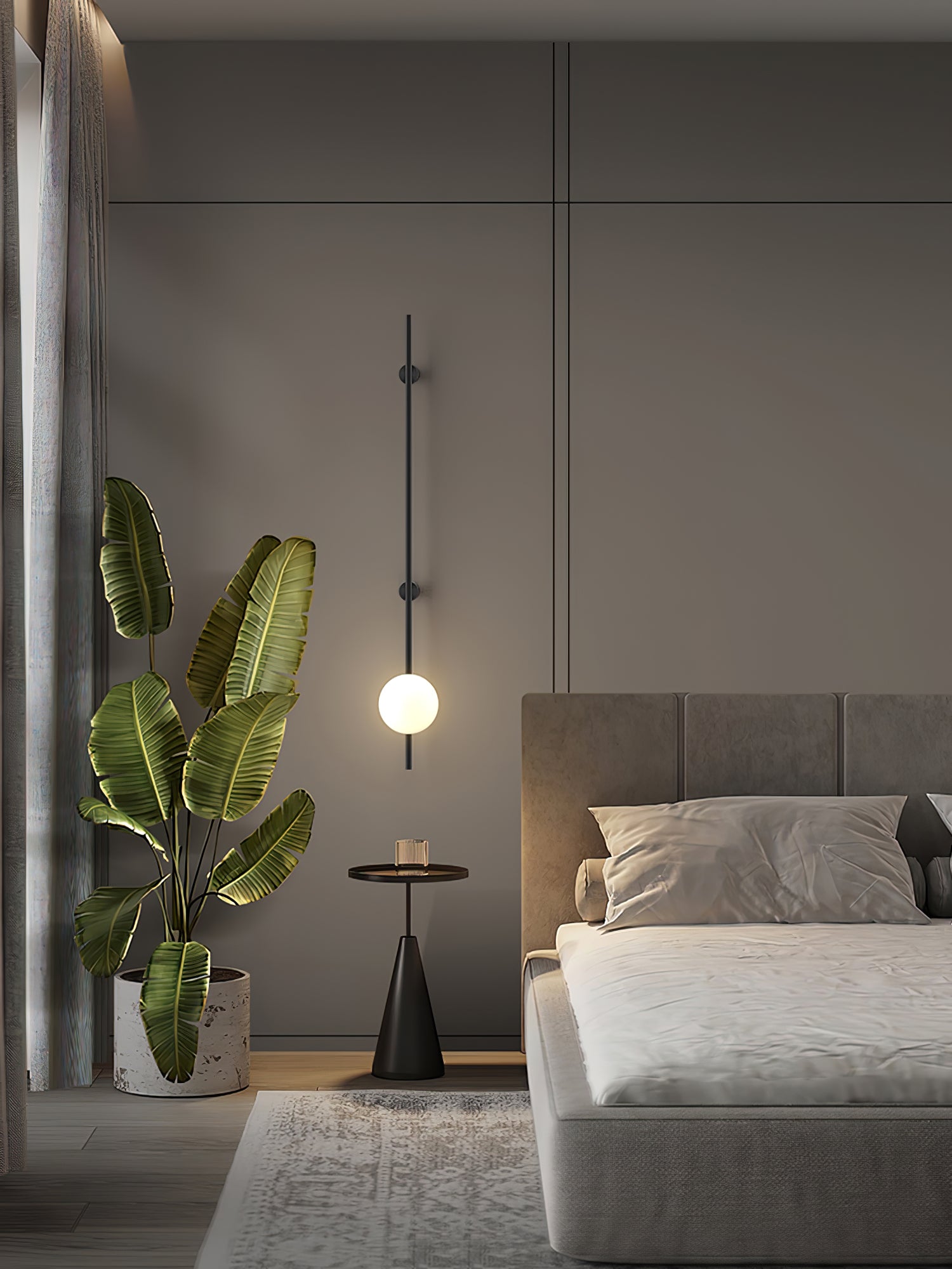 Houseof Plug-In Wall Light - Dia 15cm x H 115cm Metal, Plug-In Wall Sconce, detail 19
