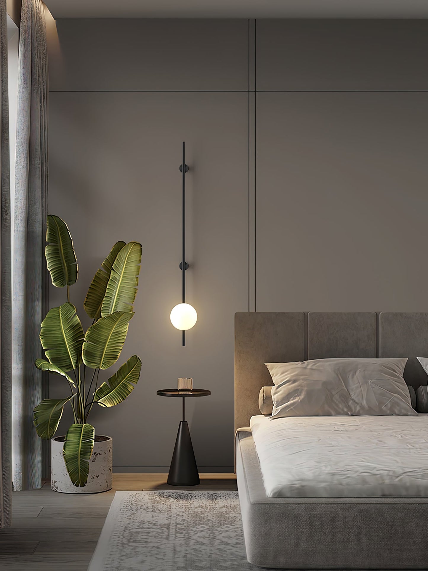 Houseof Plug-In Wall Light - Black Wall Lamp, Plug-In Wall Sconce, detail 23