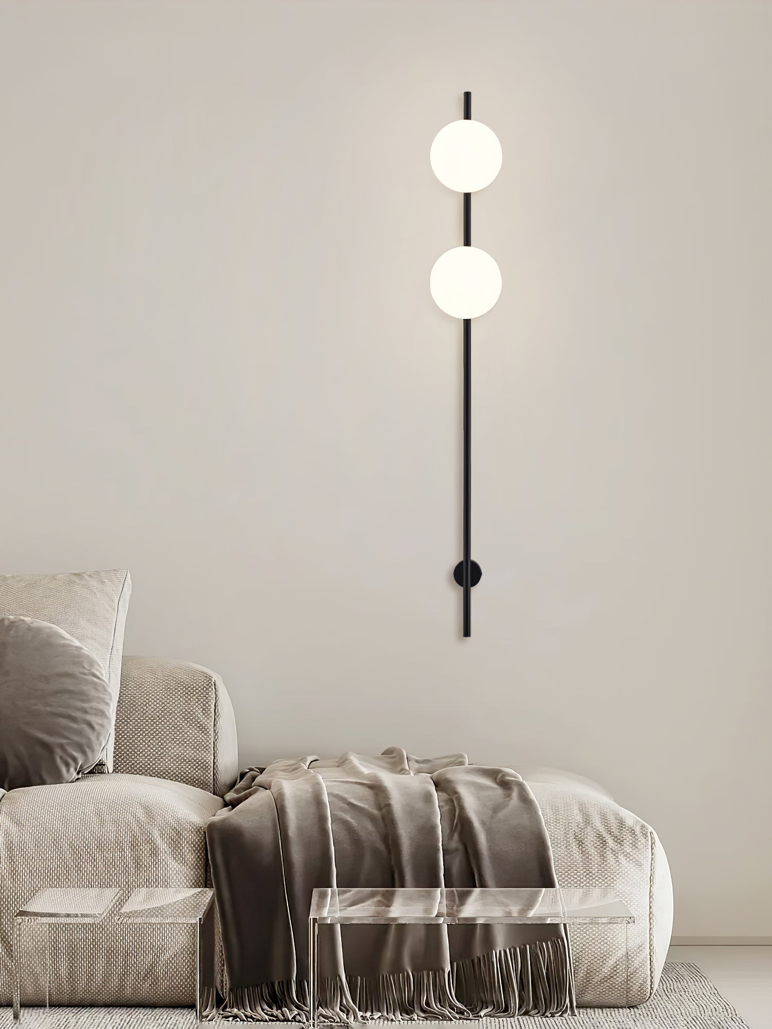 Houseof Plug-In Wall Light - Dia 15cm x H 115cm Metal, Plug-In Wall Sconce, detail 27
