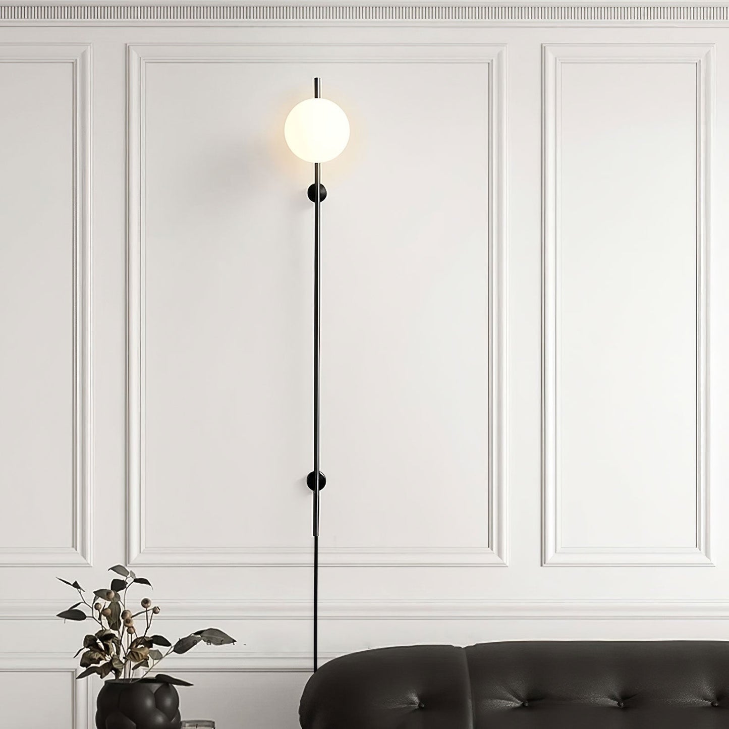 Houseof Plug-In Wall Light - Dia 15cm x H 115cm Metal, Plug-In Wall Sconce, detail 23