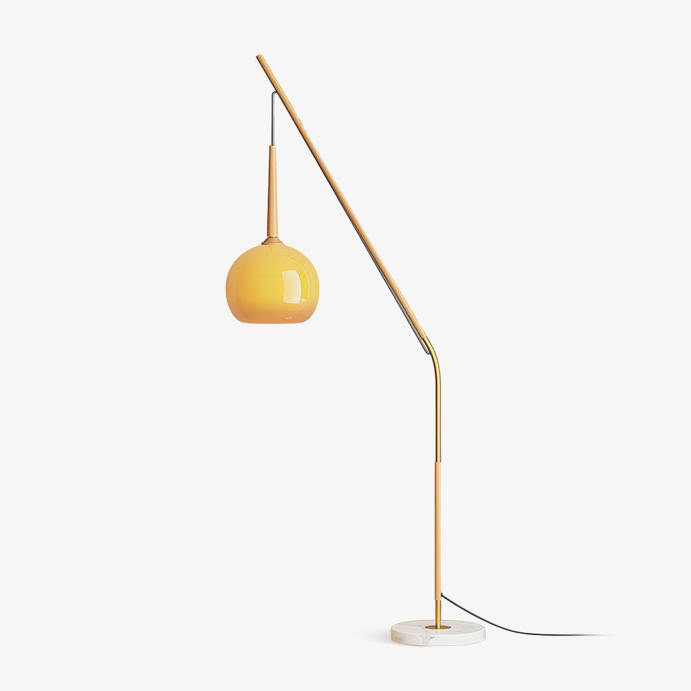 Hulusi Hanging Tall Lamp Marble Floor Lamp - Tianguang Alabaster Lighting