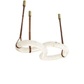 Infinity Alabaster Hanging Light - Tianguang Alabaster Lighting