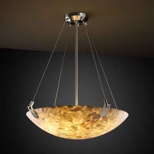 Alabaster Rocks 51 Inch LED Large Pendant - Tianguang Alabaster Lighting