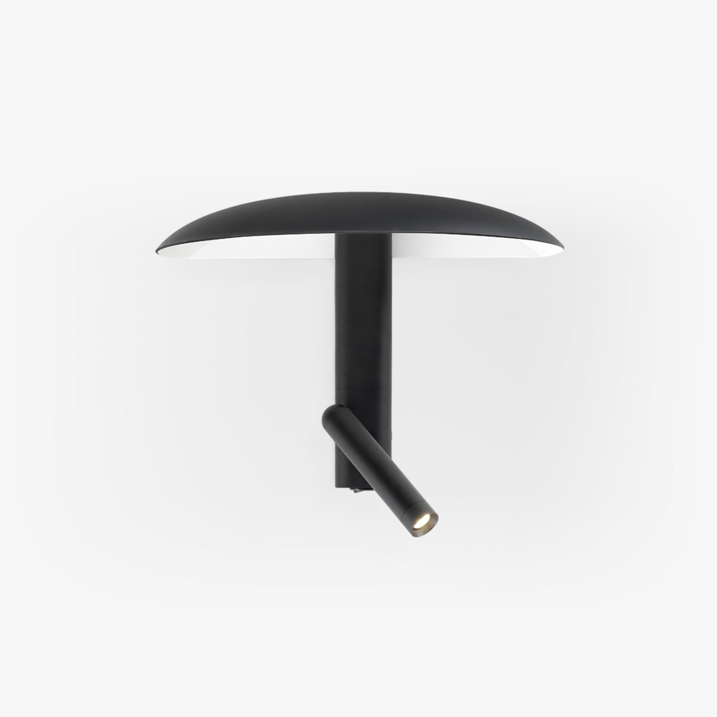 Hat Brim Pivot Arm Wall Light - W 11.8″ x H 10.6″ Metal, Plug-In Wall Sconce