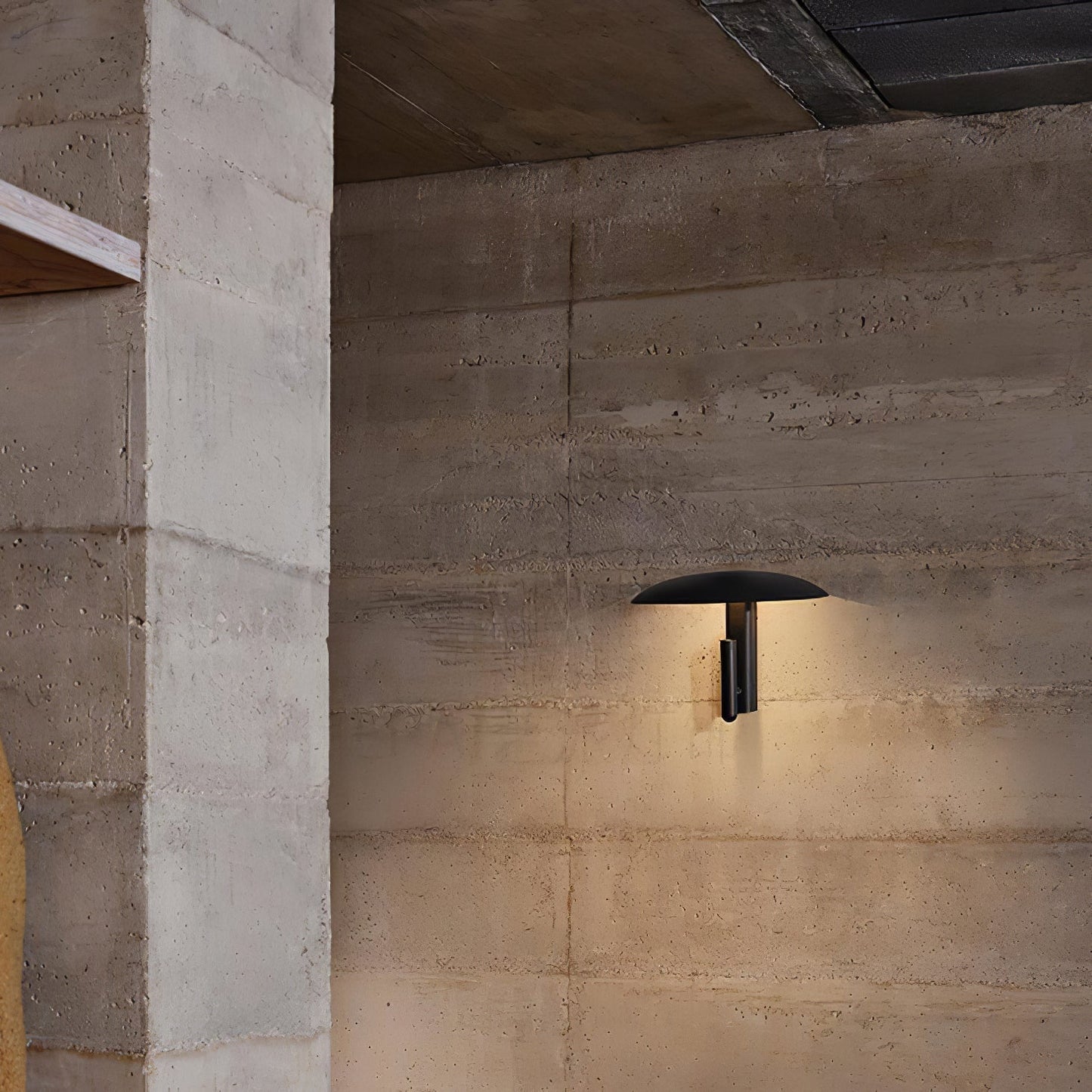 Hat Brim Pivot Arm Wall Light - W 11.8″ x H 10.6″ Metal, Plug-In Wall Sconce, detail 4