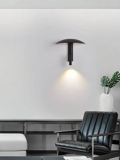 Hat Brim Pivot Arm Wall Light - W 11.8″ x H 10.6″ Metal, Plug-In Wall Sconce, detail 6