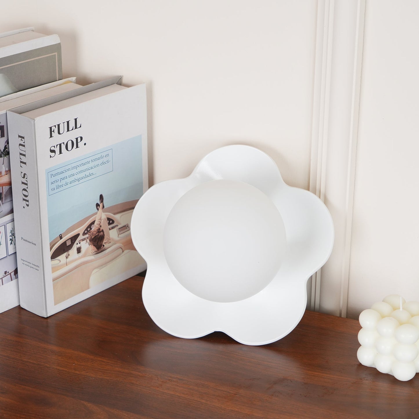 La fleur Wall Light - Φ 7.9 x H 6.7 Resin, Hardwired Wall Sconce, detail 48