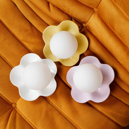 La fleur Wall Light - Φ 7.9 x H 6.7 Resin, Hardwired Wall Sconce, detail 38