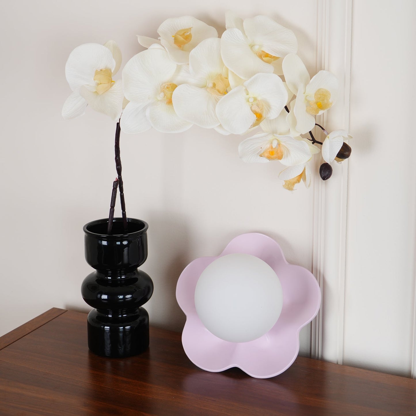 La fleur Wall Light - Φ 7.9 x H 6.7 Resin, Hardwired Wall Sconce, detail 46