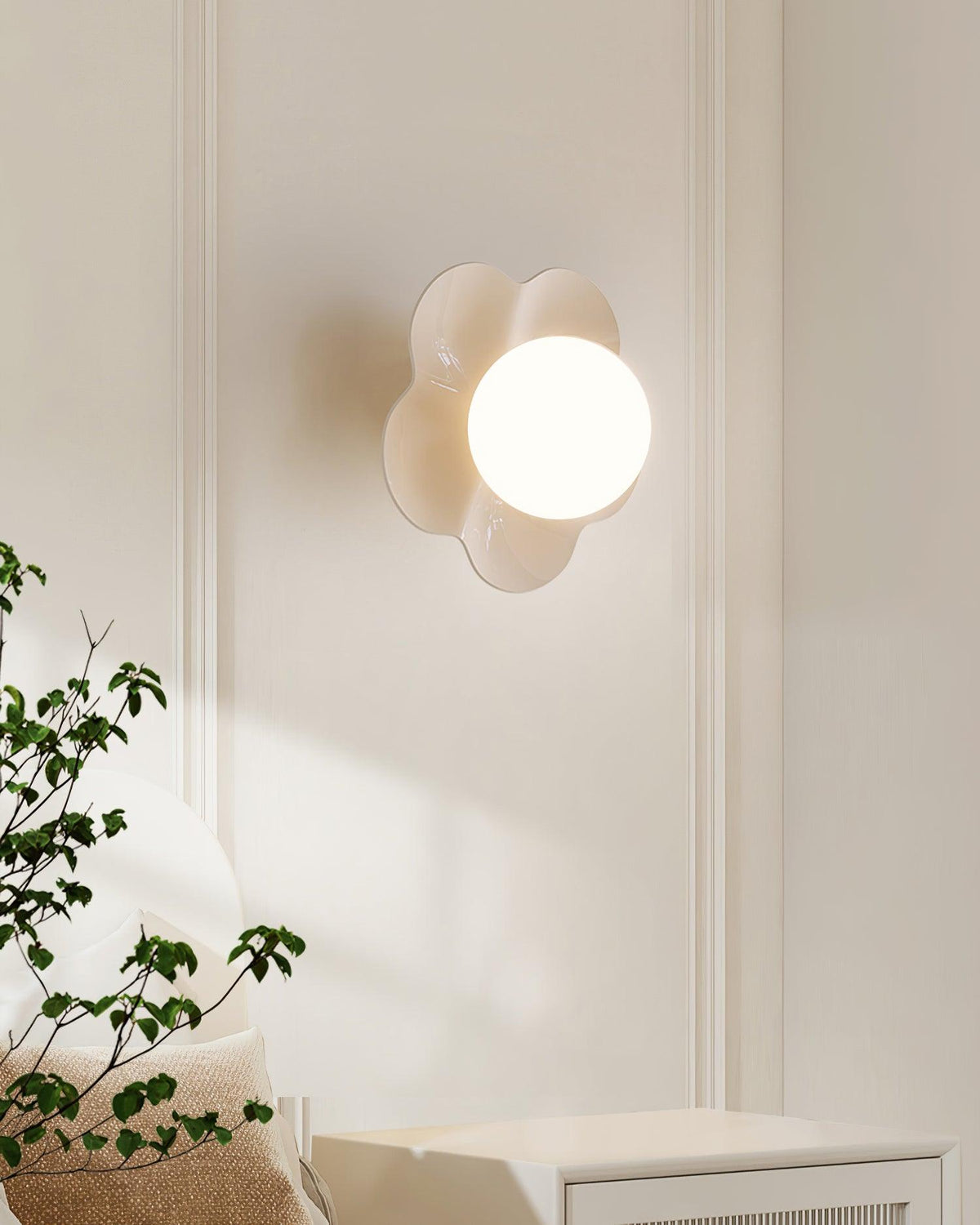 La fleur Wall Light - Φ 7.9 x H 6.7 Resin, Hardwired Wall Sconce, detail 66