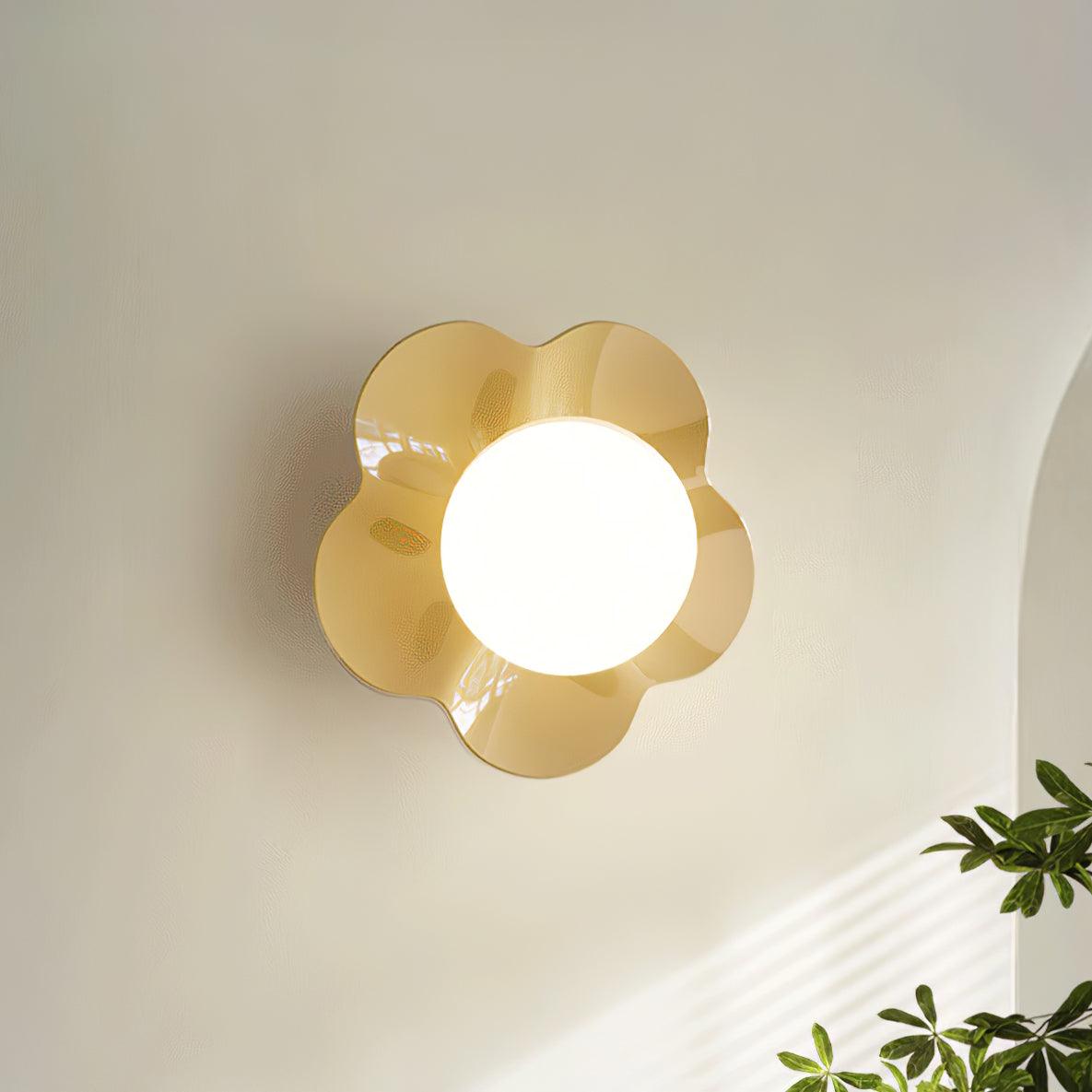 La fleur Wall Light - Φ 7.9 x H 6.7 Resin, Hardwired Wall Sconce, detail 27