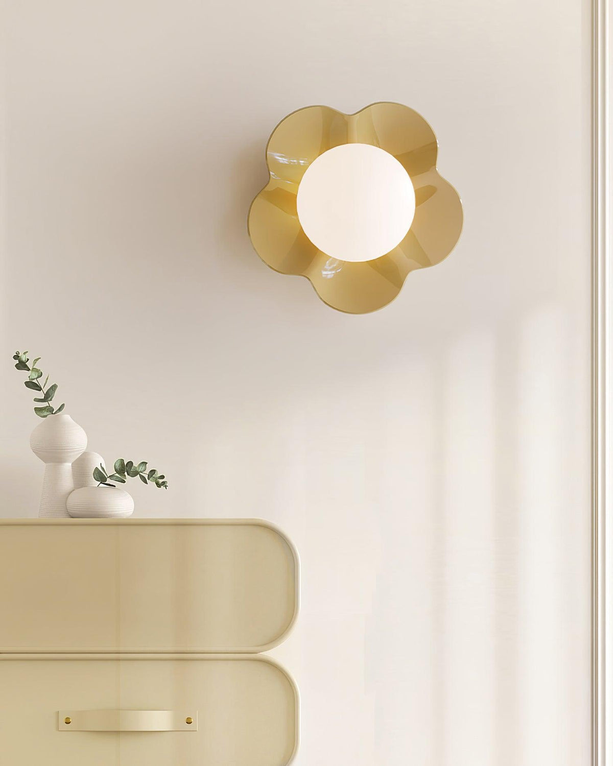 La fleur Wall Light - Φ 7.9 x H 6.7 Resin, Hardwired Wall Sconce, detail 68
