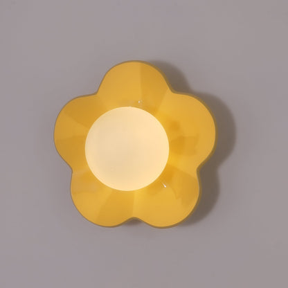 La fleur Wall Light - Φ 7.9 x H 6.7 Resin, Hardwired Wall Sconce, detail 34