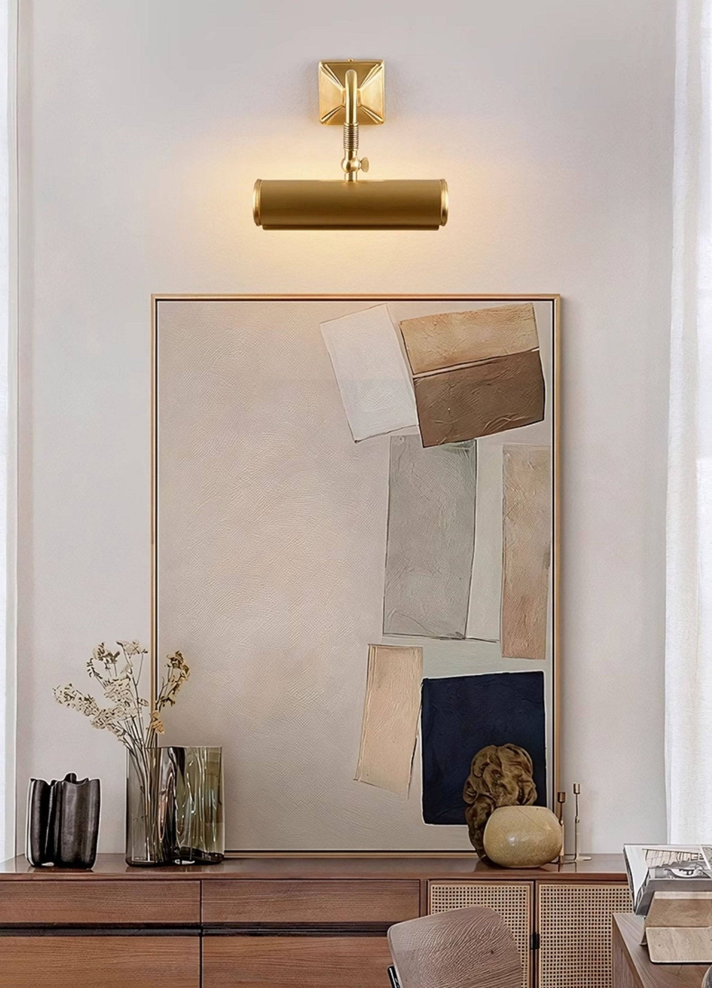 Lawson Brass Wall Light, Hardwired Wall Sconce, detail 10