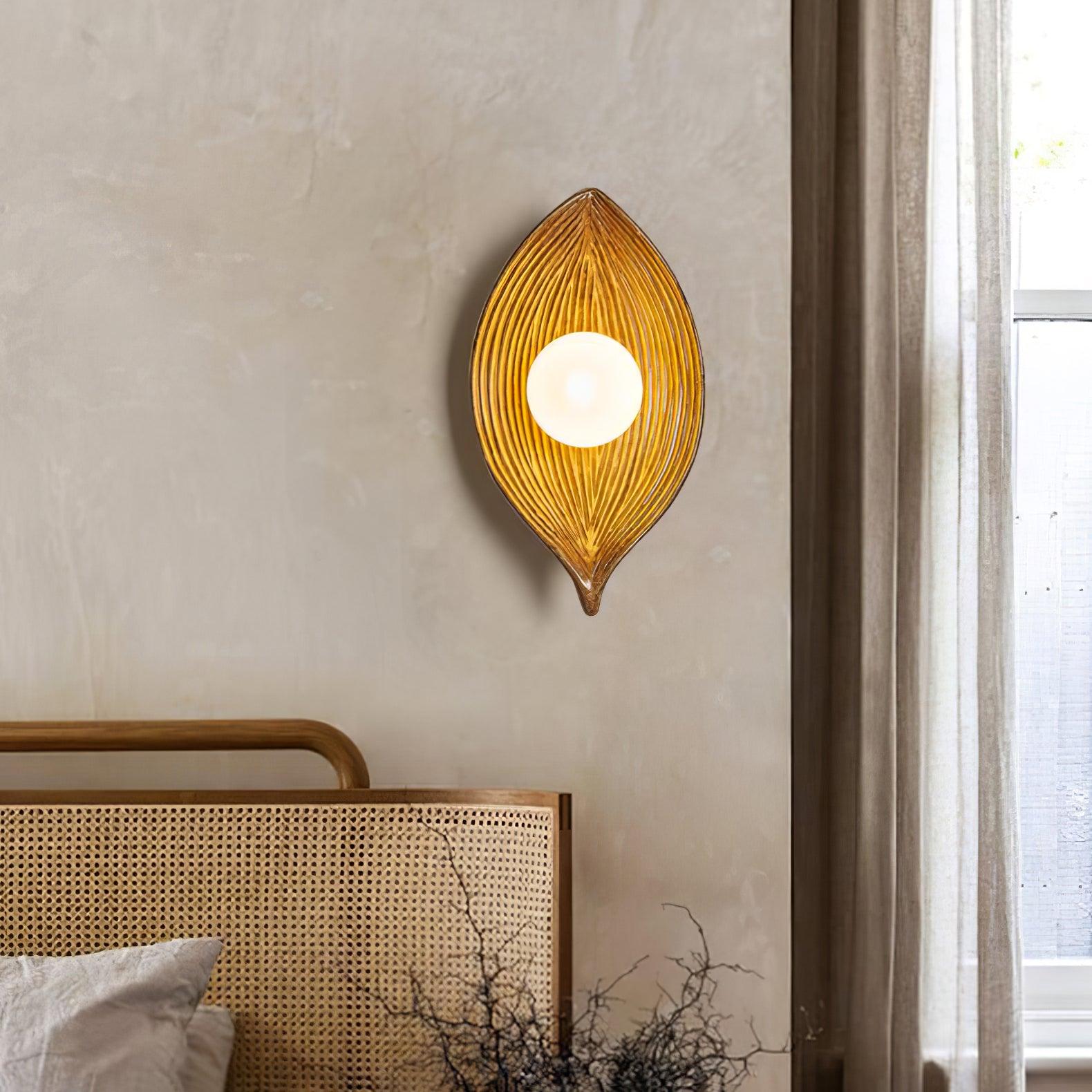 Leaf Canoe Wall-mounted Lamp Wall Light, Hardwired Wall Sconce, detail 17