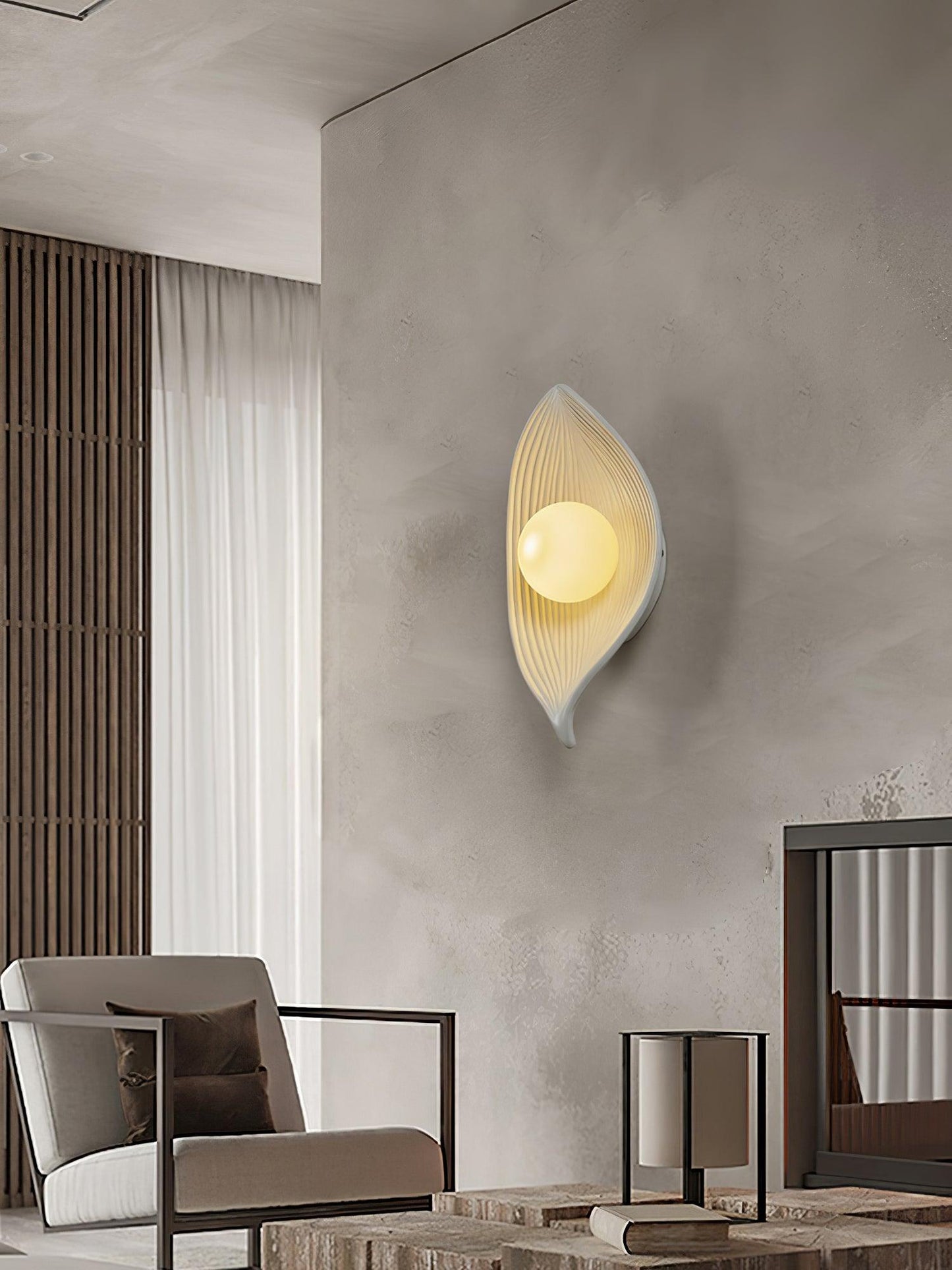 Leaf Canoe Wall-mounted Lamp Wall Light, Hardwired Wall Sconce, detail 16