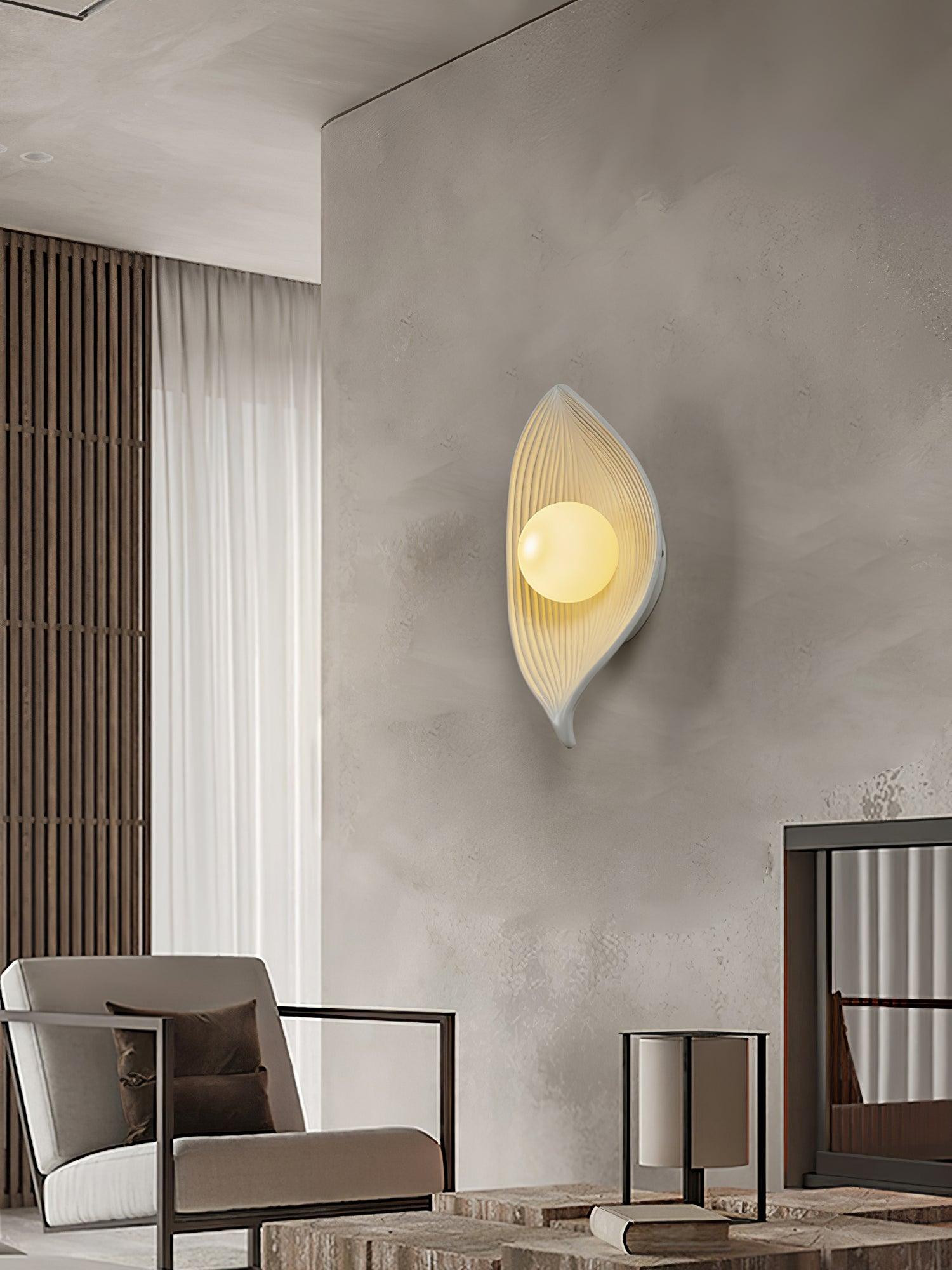 Leaf Canoe Wall-mounted Lamp Wall Light, Hardwired Wall Sconce, detail 16
