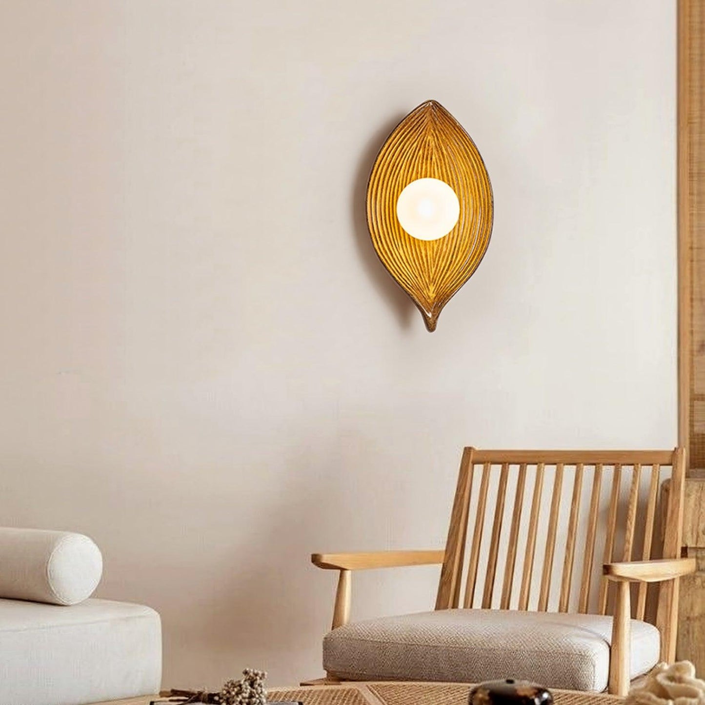 Leaf Canoe Wall-mounted Lamp Wall Light, Hardwired Wall Sconce, detail 18