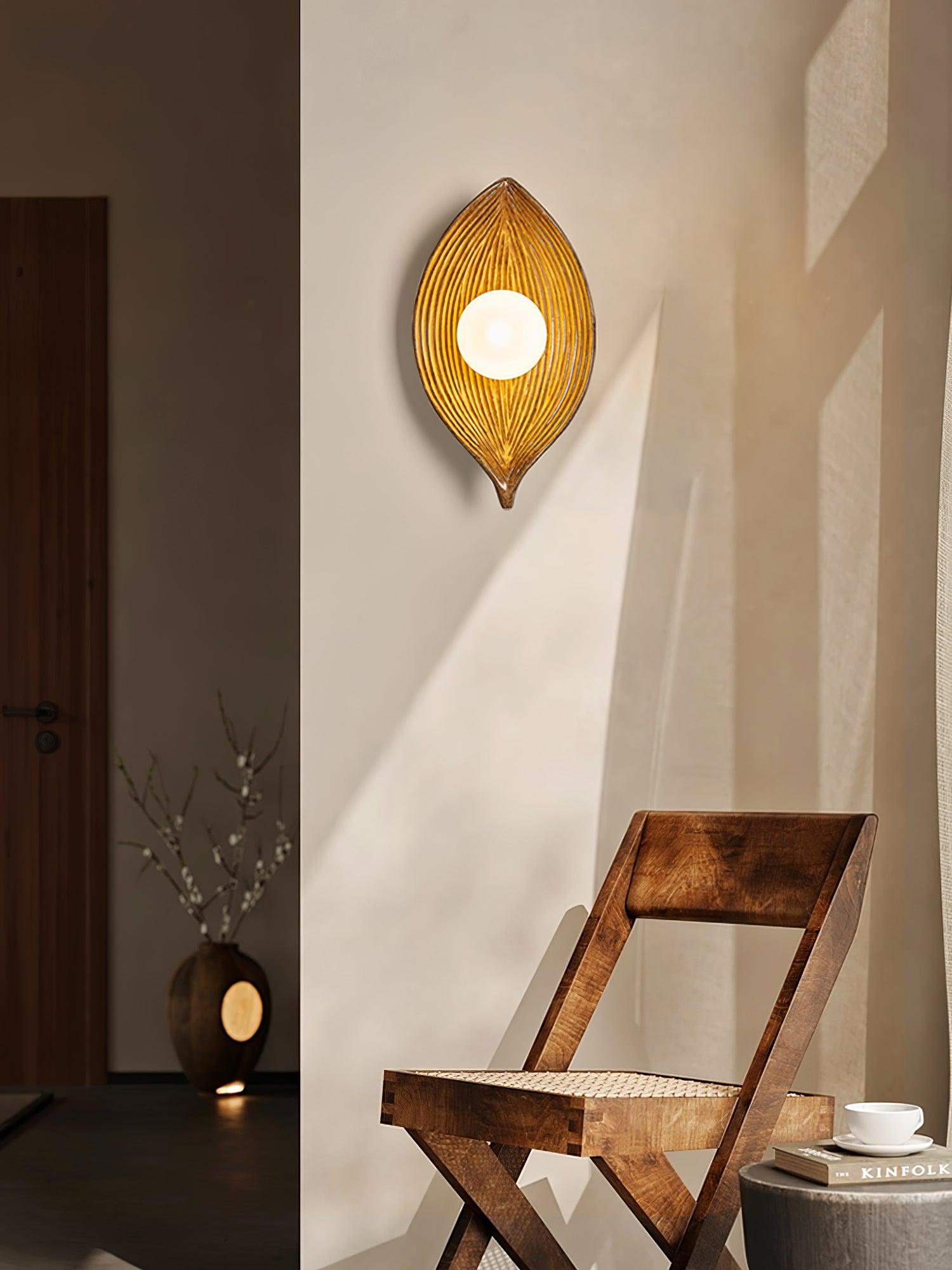 Leaf Canoe Wall-mounted Lamp Wall Light, Hardwired Wall Sconce, detail 25