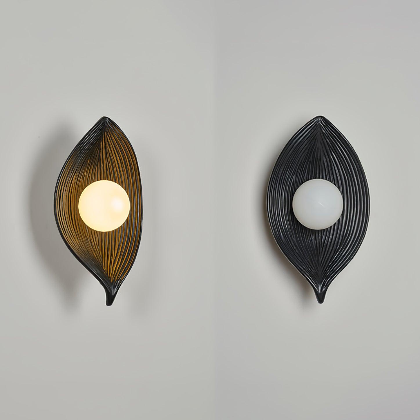 Leaf Canoe Wall-mounted Lamp Wall Light, Hardwired Wall Sconce, detail 27