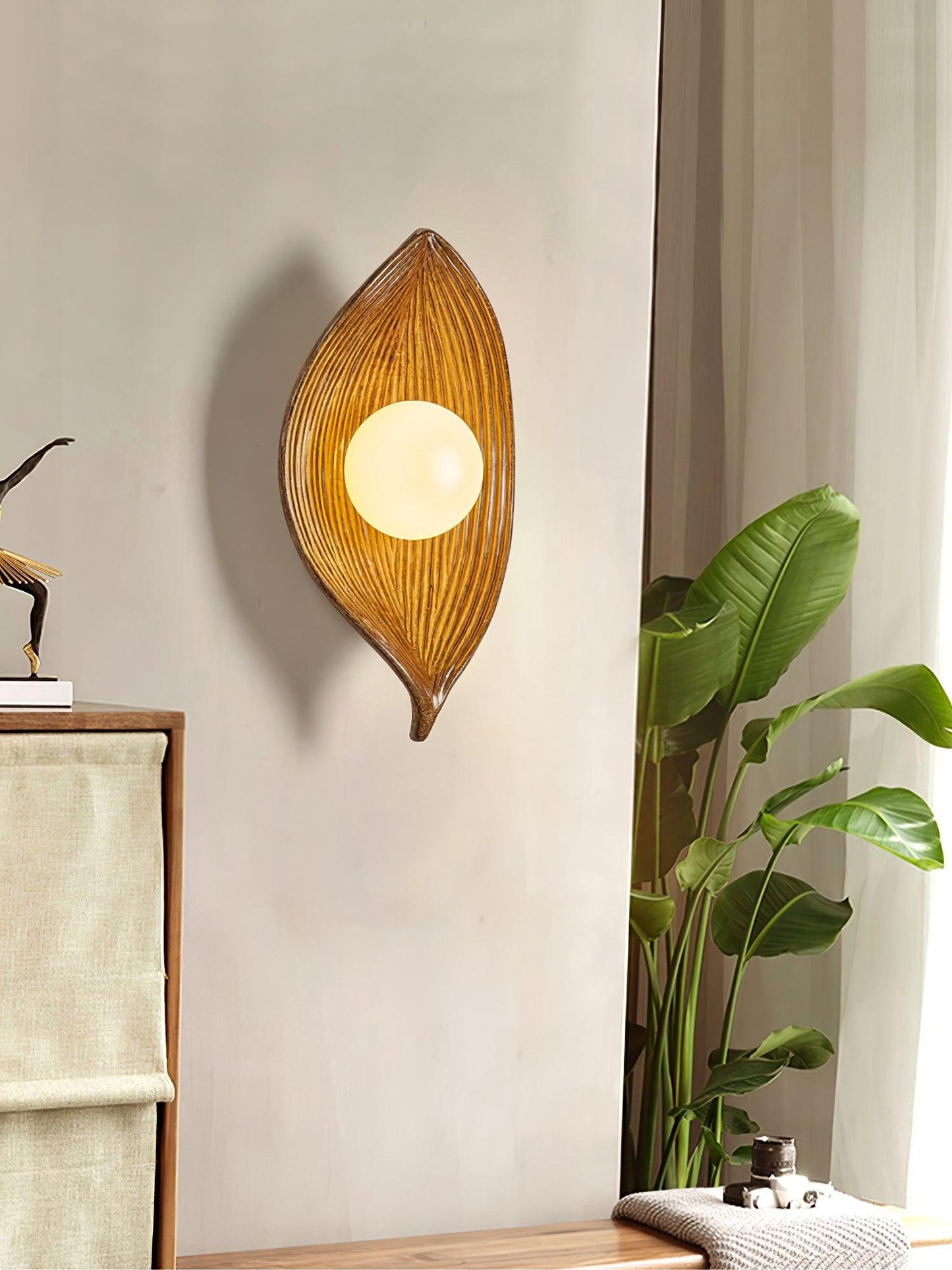 Leaf Canoe Wall-mounted Lamp Wall Light, Hardwired Wall Sconce, detail 28