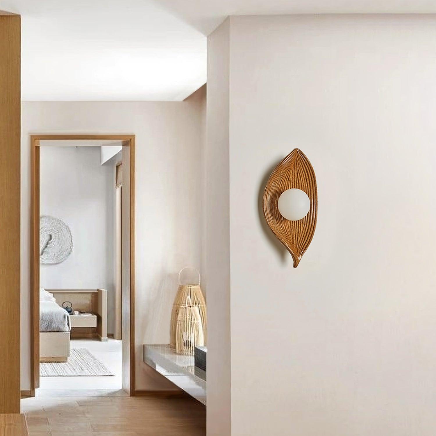Leaf Canoe Wall-mounted Lamp Wall Light, Hardwired Wall Sconce, detail 32