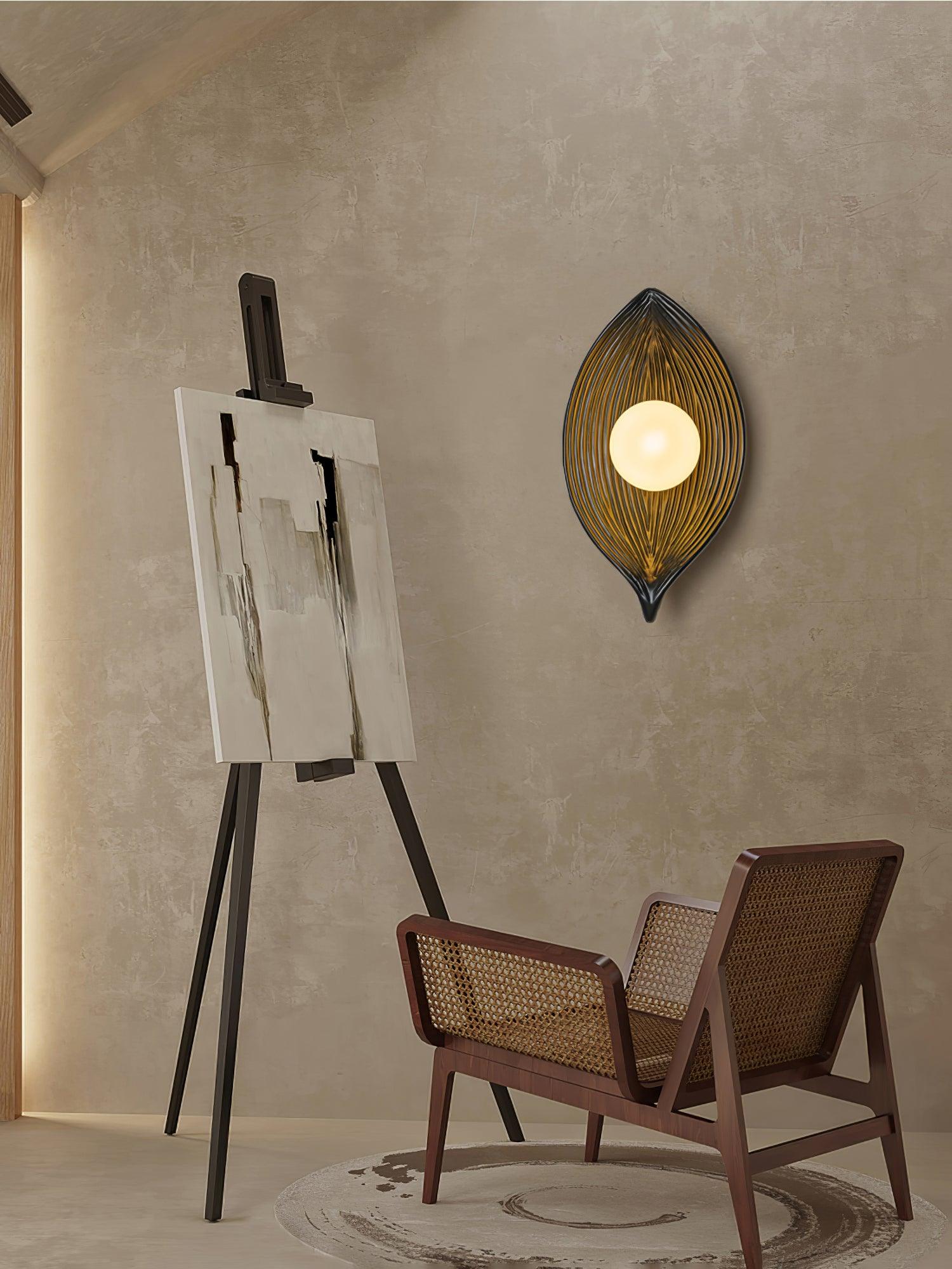 Leaf Canoe Wall-mounted Lamp Wall Light, Hardwired Wall Sconce, detail 11