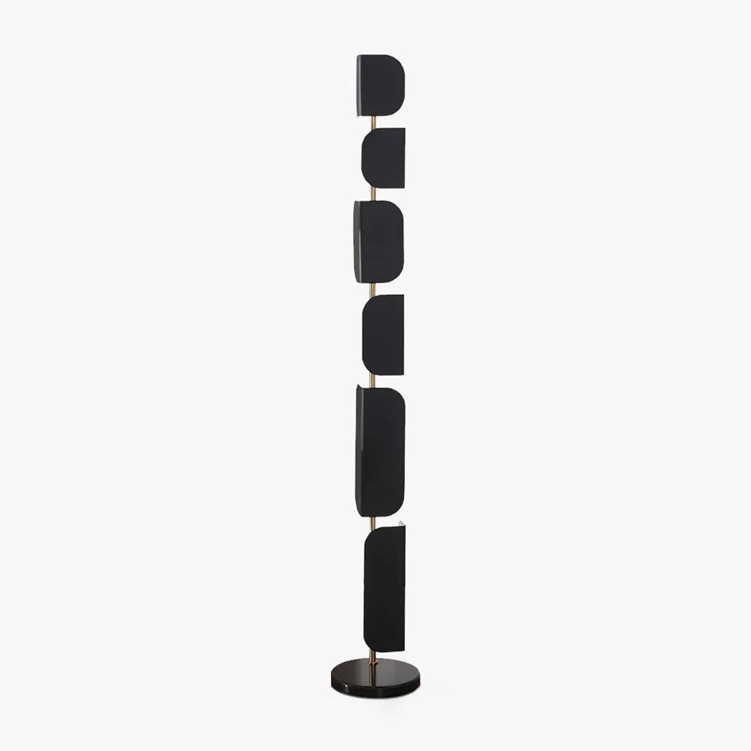 Leagan Marble Floor Lamp 11.8 in Dia - Tianguang Alabaster Lighting