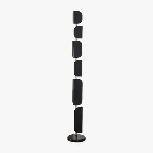 Leagan Marble Floor Lamp 11.8 in Dia - Tianguang Alabaster Lighting