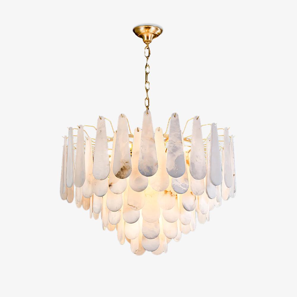 Leon Alabaster Chandelier - Tianguang Alabaster Lighting