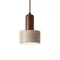 Liam Round Travertine Pendant Lamp 4.7" - Tianguang Alabaster Lighting