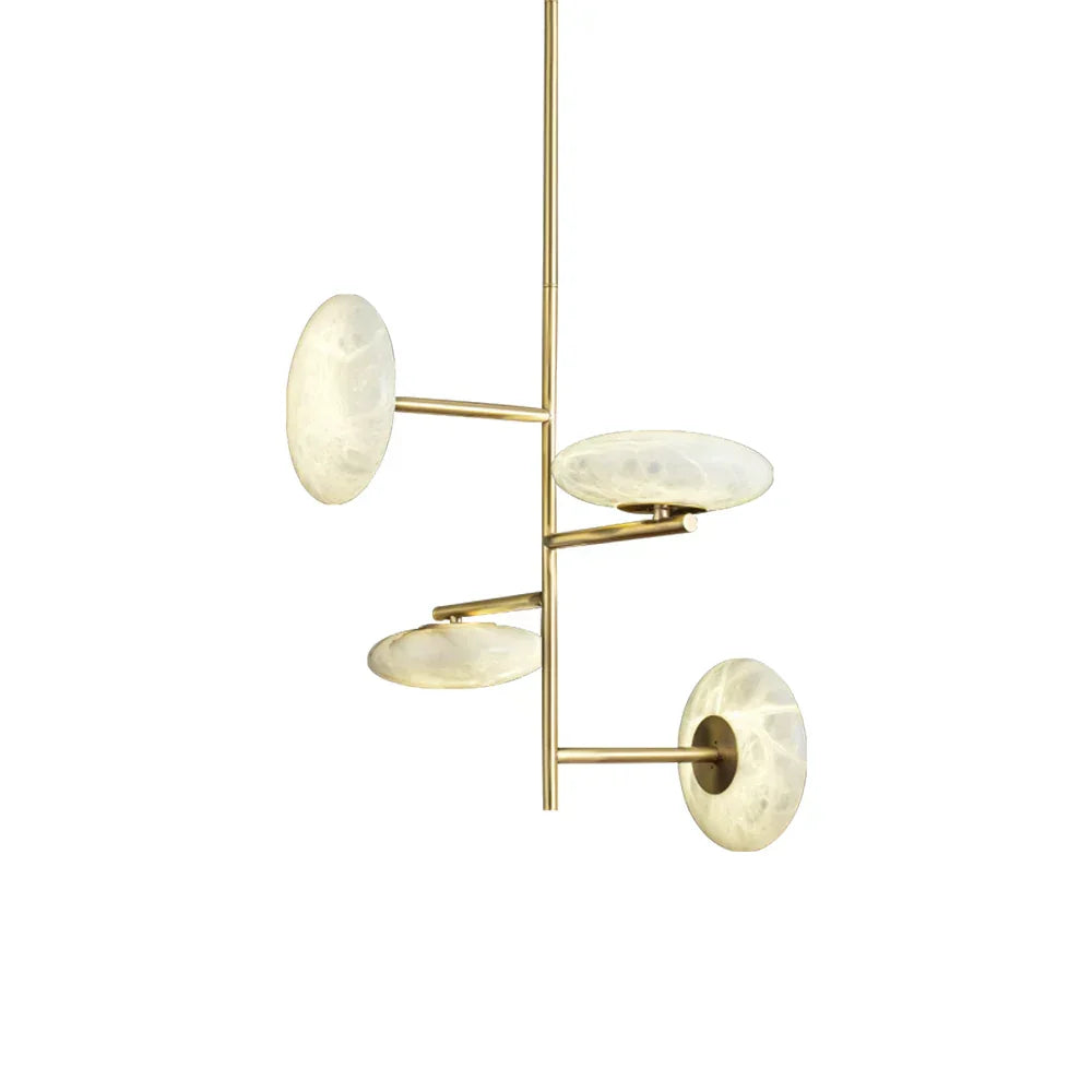 Light Luxury Alabaster Chandelier - Tianguang Alabaster Lighting
