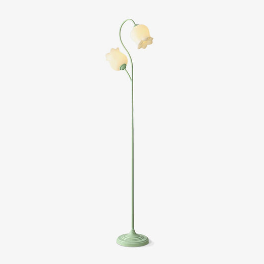 Lilium Tall Lamp Marble Floor Lamp - Tianguang Alabaster Lighting