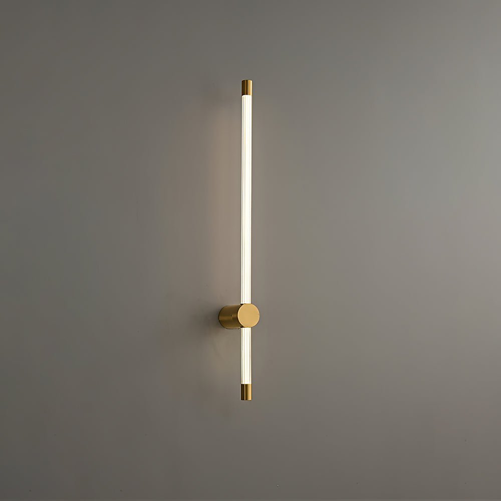Linear LED Rechargeable Wall Light - ∅ 2.7″ x H 25.6″ Metal, Bedroom Wall Sconce, detail 15