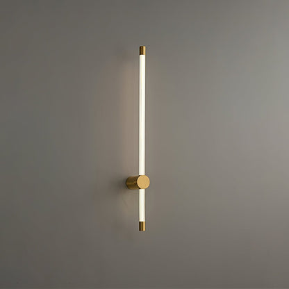 Linear LED Rechargeable Wall Light - ∅ 2.7″ x H 25.6″ Metal, Bedroom Wall Sconce, detail 15