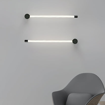 Linear LED Rechargeable Wall Light - ∅ 2.7″ x H 25.6″ Metal, Bedroom Wall Sconce, detail 8