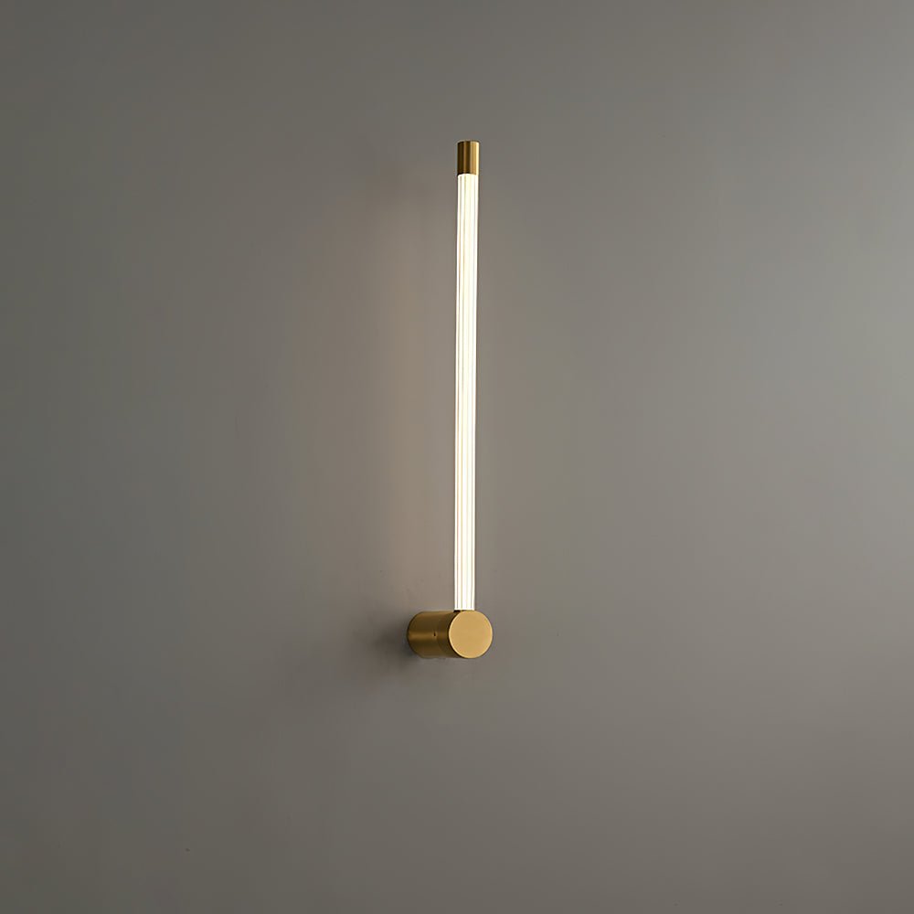 Linear LED Rechargeable Wall Light - ∅ 2.7″ x H 25.6″ Metal, Bedroom Wall Sconce, detail 13