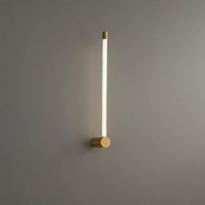 Linear LED Rechargeable Wall Light - ∅ 2.7″ x H 25.6″ Metal, Bedroom Wall Sconce, detail 13