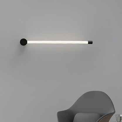 Linear LED Rechargeable Wall Light - ∅ 2.7″ x H 25.6″ Metal, Bedroom Wall Sconce, detail 4