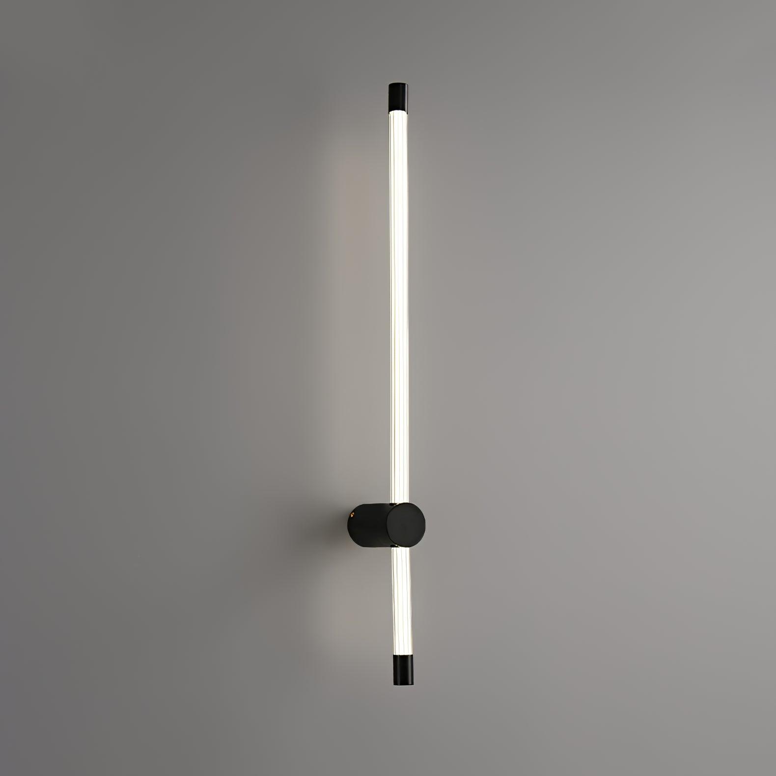 Linear LED Rechargeable Wall Light - ∅ 2.7″ x H 25.6″ Metal, Bedroom Wall Sconce, detail 12