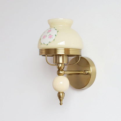 Loa Glass Wall Light, Bedroom Wall Sconce, detail 11