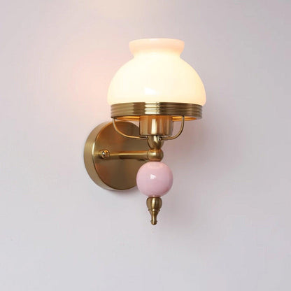 Loa Glass Wall Light, Bedroom Wall Sconce, detail 6