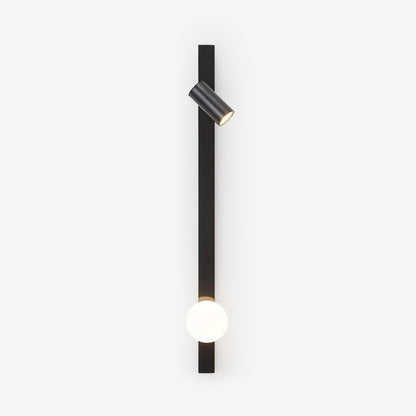 Long Arm Wall Light - W 3.9″ x H 31.5″ Brass, Bedroom Wall Sconce, detail 2